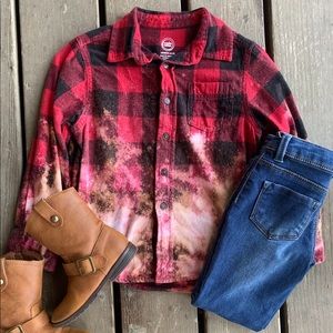 Wonder Nation Bleached Flannel XS(4/5)
